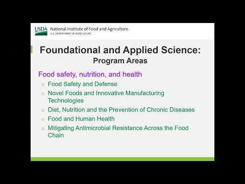 Grant Technical Assistance: What USDA NIFA Grants are Available?
