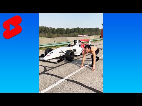 Man Vs Formula Car #Shorts #Race