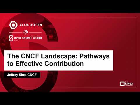 The CNCF Landscape: Pathways to Effective Contribution - Jeffrey Sica, CNCF