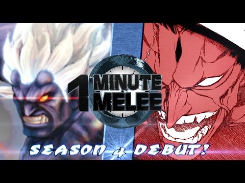 One Minute Melee S4 EP1 - Oni vs Kenpachi Round 3 (Street Fighter vs Bleach)