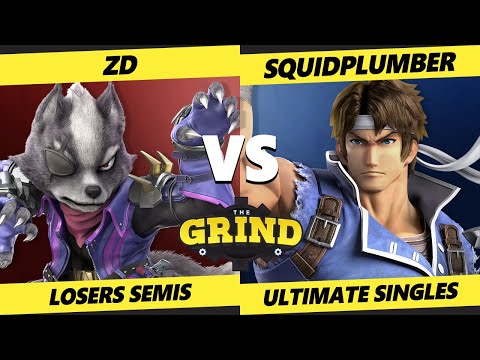 The Grind 195 Losers Semis - ZD (Wolf, Fox) Vs. Squidplumber (Richter) Smash Ultimate - SSBU