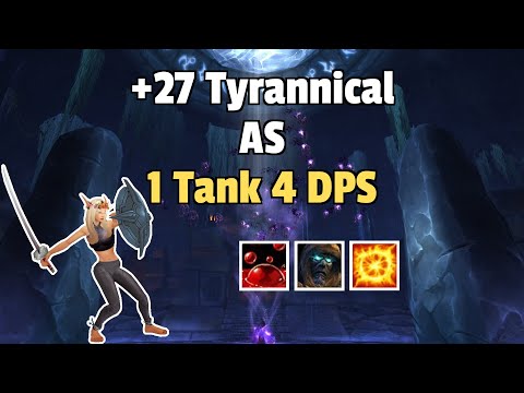 +27 Tyrannical as 1 Tank 4 DPS!? - Zmok Protection Paladin PoV