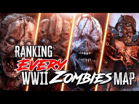 WWII ZOMBIES MAPS RANKED FROM WORST TO BEST | CALL OF DUTY WW2 ZOMBIES