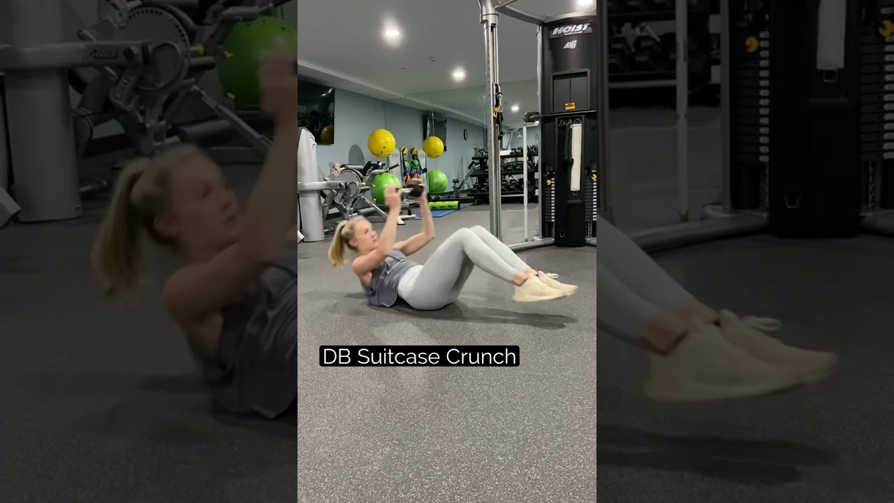 DB Suitcase Crunches - YouTube