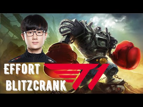 T1 Effort picks Blitzcrank vs Thresh - Support Matchup