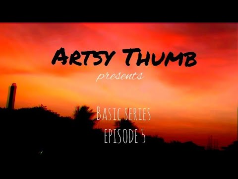 Basic series 👌 Episode 5 | Artsy Thumb || DIY paper bookmark💌