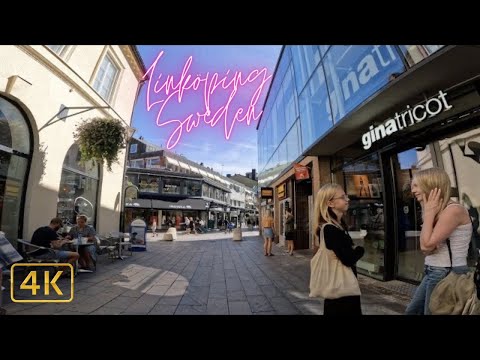 4K ASMR WALK AROUND Linköping IN SWEDEN 🇸🇪