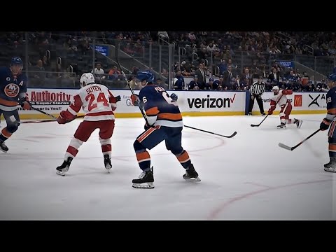 Pius Suter Breaks The Shutout Bid For Sorokin As He Tips This One In Front To Get On The Board