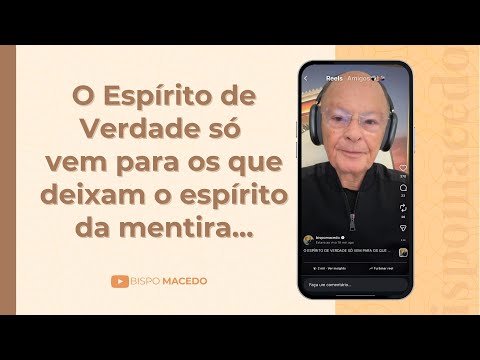 O Espírito de Verdade só vem para os que deixam o espírito da mentira... -Meditação Matinal 24/11/25
