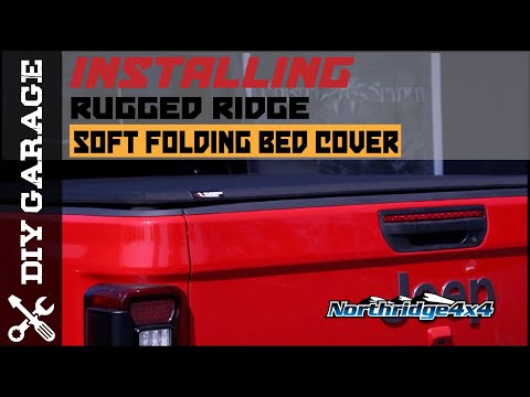 How To Install a Rugged Ridge Soft Folding Bed Cover in a Jeep Gladiator