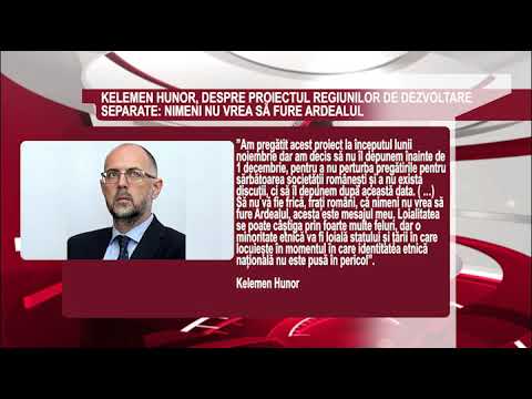 DECLARATIA ZILEI 04 Decembrie - Kelemen: Nimeni nu vrea să fure Ardealul