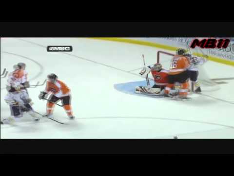 Nathan Gerbe's Awesome Spin-o-rama Goal Vs Flyers 04/08/2011