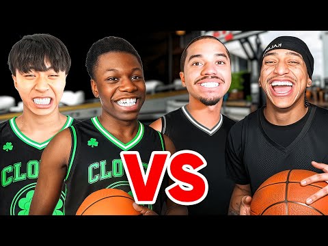 INTENSE 2v2 Basketball Ray & Rakai vs Yugi & Arky!