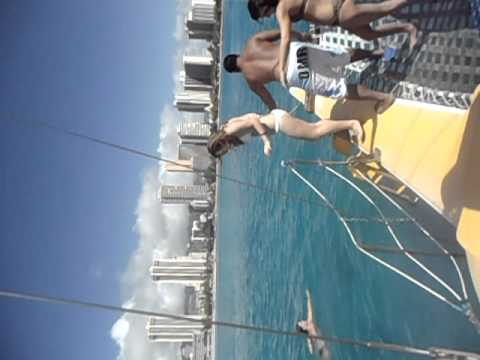 back flip at waikiki beach