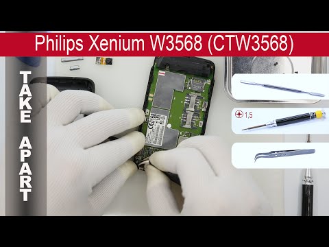 Wie kann man 📱 Philips Xenium W3568 (CTW3568) zerlegen