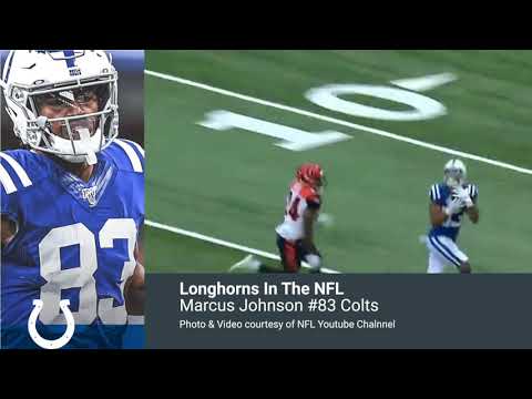 Longhorns In The NFL - Marcus Johnson Catches  55-Yard Pass
