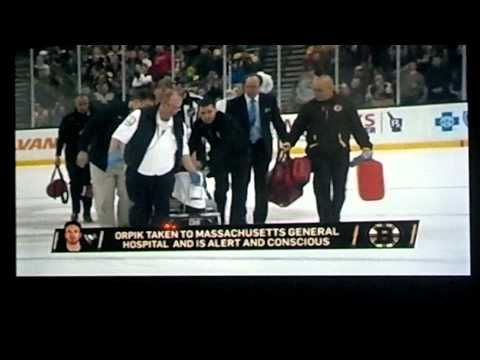 Bruin knocks out Brooks Orpik