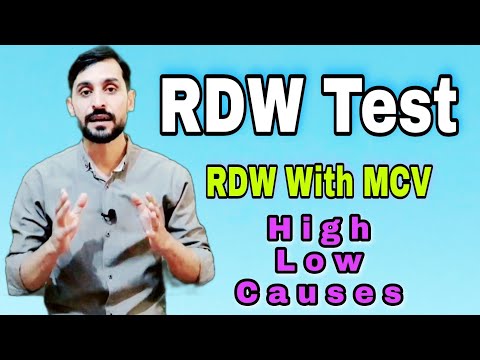 RDW Test | Red Cell Distribution Width | RDW With MCV Comparison