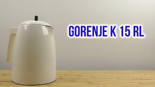 Gorenje K15RL - відео 1