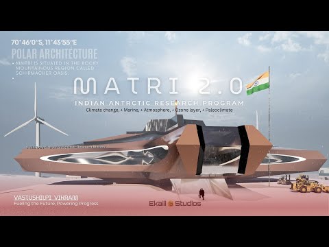 Maitri 2.0: Indian Antarctic Research Station Design I Polar Architecture I Design by Ekaiii Studio