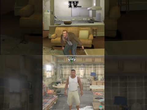 I COMPARED GTA 4 WITH GTA 5 #shorts