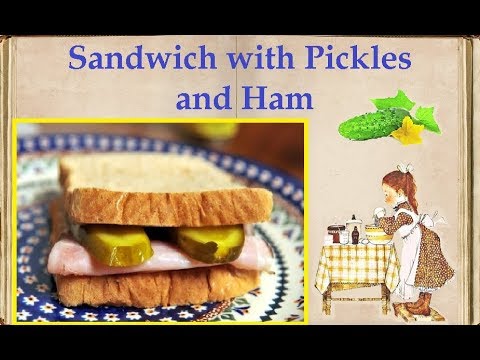 Sandwich with Cucumber and Ham / Book of recipes / Bon Appetit