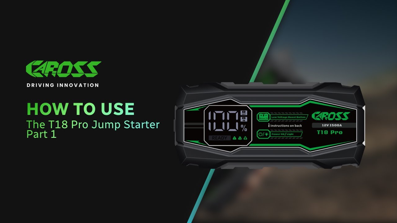 T18 Series How to Jump Start - T18 Pro
