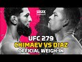 UFC 279: Chimaev vs. Diaz Official Weigh-In | MMA Fighting