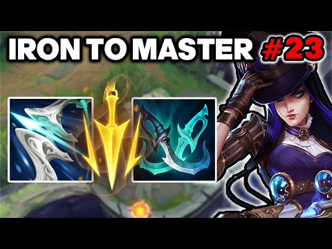 Caitlyn with Mage Supports is Nuts - Caitlyn ADC Iron to Master #23