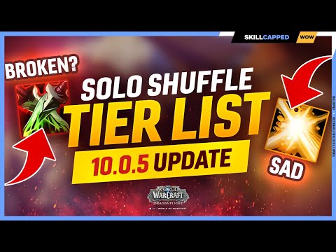 UPDATED 10.0.5 SOLO SHUFFLE TIER LIST! - Dragonflight PvP