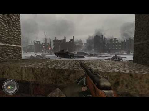 3. Fortress stalingrad(Comrade sniper): COD2 PC game walkthrough