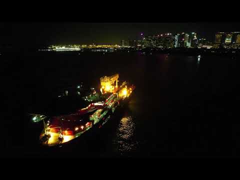 Big Offshore Support Vessel Ultra HD 4K (Using a DJI Mavic 2S)
