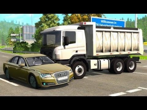 Extreme Side Impact Crashes Part1 - BeamNG DRIVE