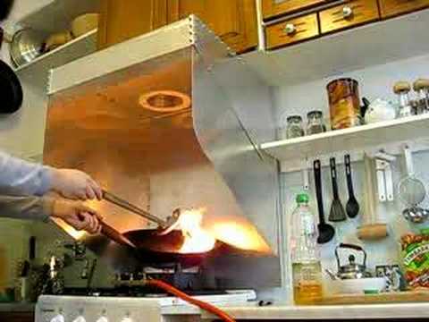 Próba ogniowa okapu