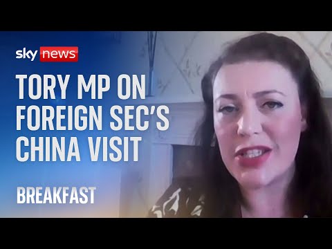 James Cleverly must be 'crystal clear' with China - Tory MP