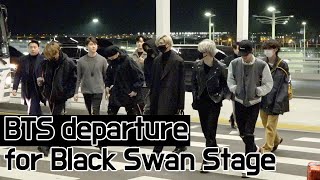 Download lagu BTS Departure to LA for Black Swan performance... mp3