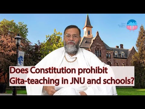 Does Constitution Prohibit Gita in Schools?