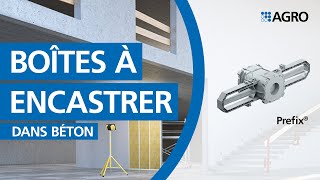 Prefix Boîte 1x1 à encastrer dans le béton