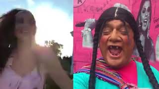 ThaliaChallenge   La Paisana Jacinta hace el Thalía Challenge Me escuchan me oyen