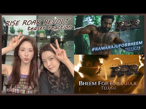 Ramaraju For Bheem - Bheem Intro - RRR | Bheem For Ramaraju - Ramaraju Intro - RRR |Actress Reaction