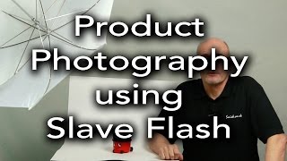 Product photography tutorial using Slave Flash