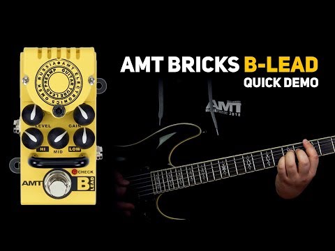 Демонстрация звучания гитарного предусилителя AMT Bricks B-Lead