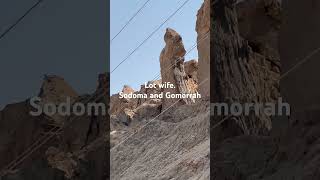 “Lot’s wife pillar of salt” ( near the Dead Sea)  #shorts #youtubeshorts #israel #bible #sodom