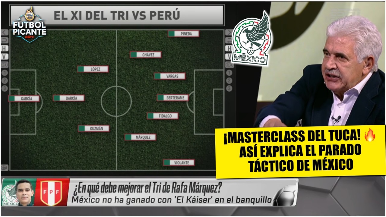 Tuca dio su CÁTEDRA sobre parado táctico que RAFA MÁRQUEZ debió aplicar con MÉXICO | Futbol Picante