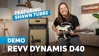 Video thumbnail for Revv Dynamis D40: Shawn Tubbs Tears Up 40 Watts of Tube Tones by Sweetwater