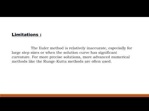 Euler Method Explained With Python Codefirst Oder Odes