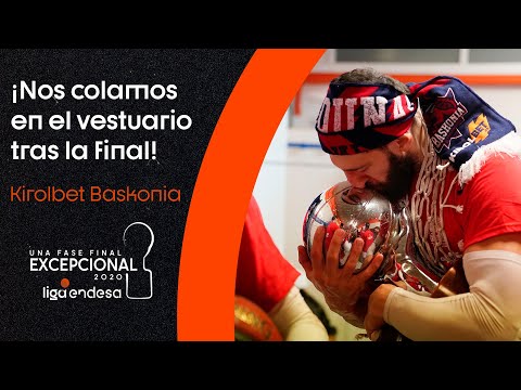 Así fue la celebración en el vestuario