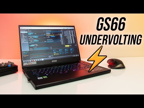 MSI GS66 Performance Boost! How To Unlock Undervolting