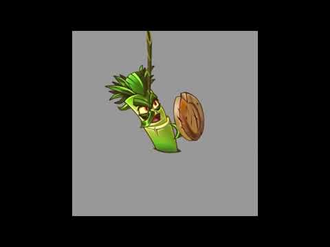 Plants vs Zombies 2 Bamboosparan new animation 10.5.1