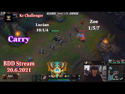 Bdd Stream - MVP Lucian vs Zoe in Kr Challenger